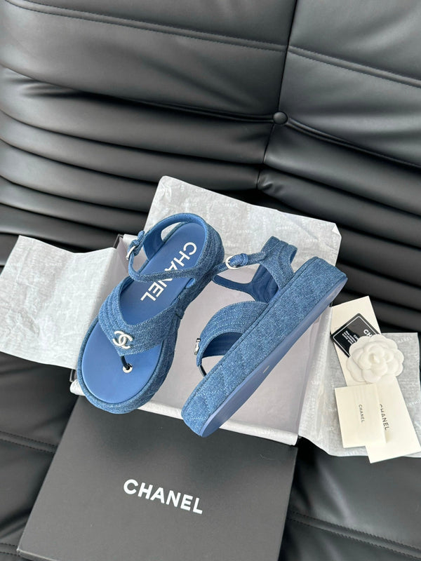 CC 25S Slingback Sandal Blue Denim