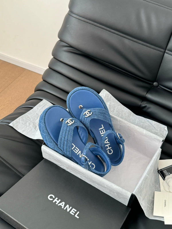 CC 25S Slingback Sandal Blue Denim