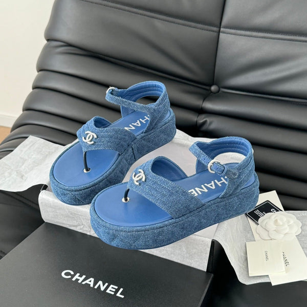 CC 25S Slingback Sandal Blue Denim