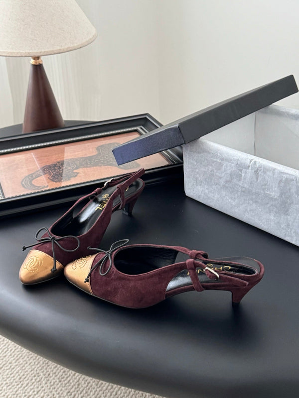 CC 25 Slingback Red Suede 305275