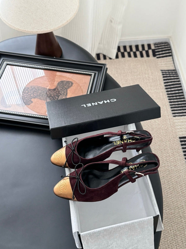 CC 25 Slingback Red Suede 305275