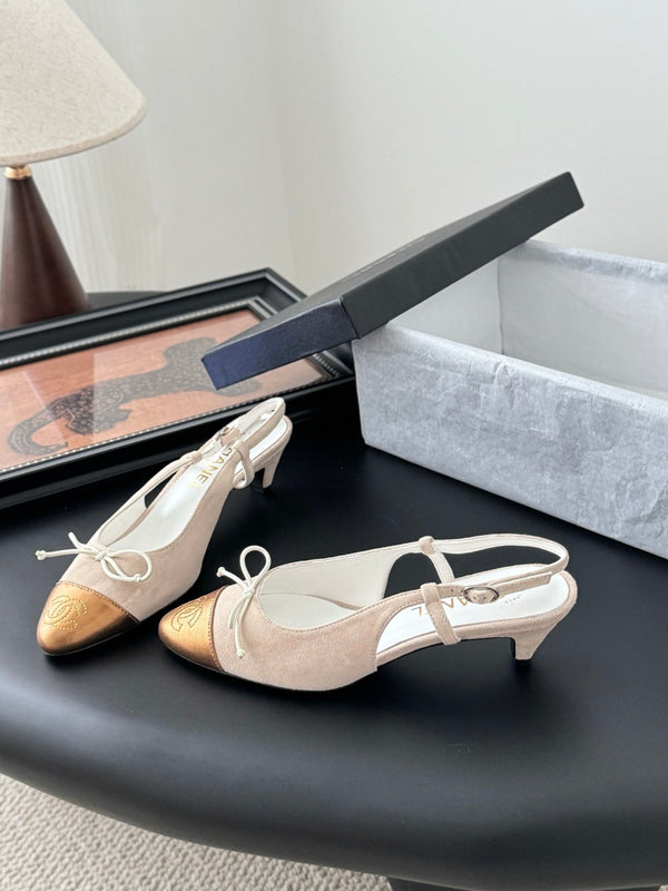 CC 25 Slingback in pelle scamosciata rosa 305276