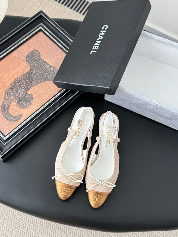 CC 25 Slingback in pelle scamosciata rosa 305276