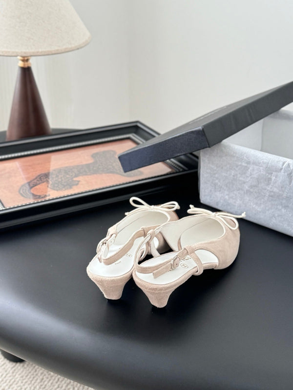 CC 25 Slingback in pelle scamosciata rosa 305276