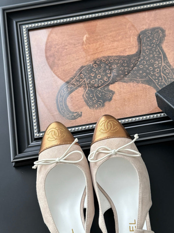 CC 25 Slingback in pelle scamosciata rosa 305276