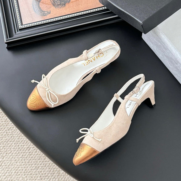 CC 25 Slingback in pelle scamosciata rosa 305276