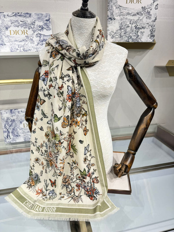 SCIARPA 180 CM IN CASHMERE E SETA COLORATI 408422