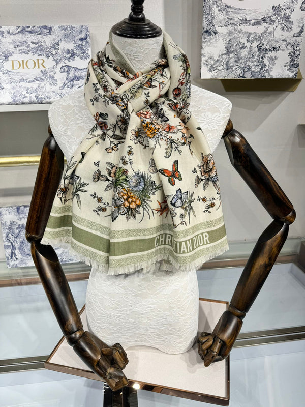 SCIARPA 180 CM IN CASHMERE E SETA COLORATI 408422