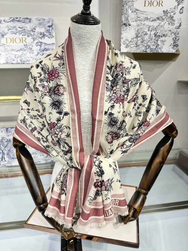 SCIARPA 180 CM IN CASHMERE E SETA COLORATI 408421