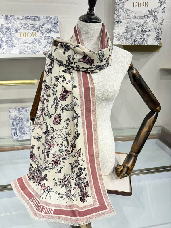 SCIARPA 180 CM IN CASHMERE E SETA COLORATI 408421