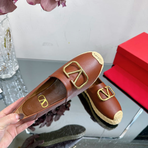 Vlogo Signature Loafer Dark Brown Leather