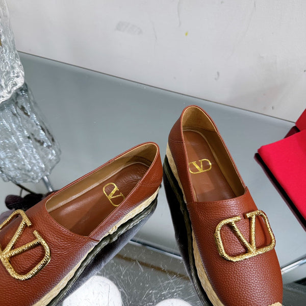 Vlogo Signature Loafer Dark Brown Leather