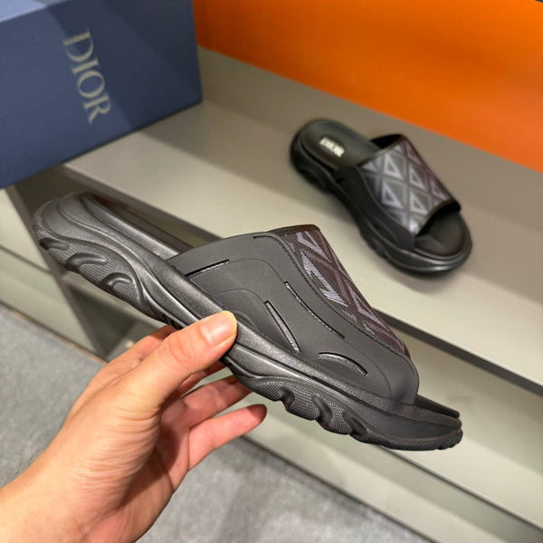 SANDALO CD H-TOWN IN VITELLO NERO E CARDO