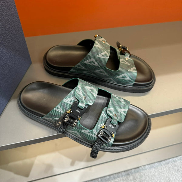 CD DOUBLE H-TOWN SANDAL PINE CALFSKIN