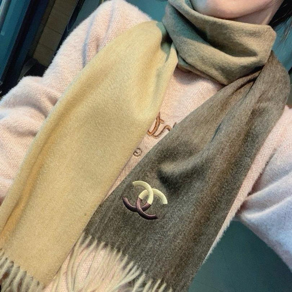 SCARF 180 CM IN COLORFUL CASHMERE 387915