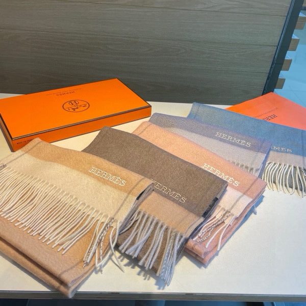 Scarf 180 CM In Beige Mix Light Beige Cashmere  398200