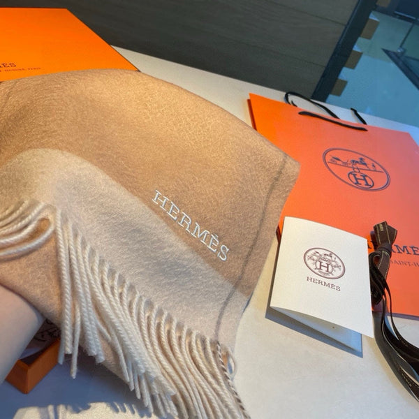 Scarf 180 CM In Beige Mix Light Beige Cashmere  398200