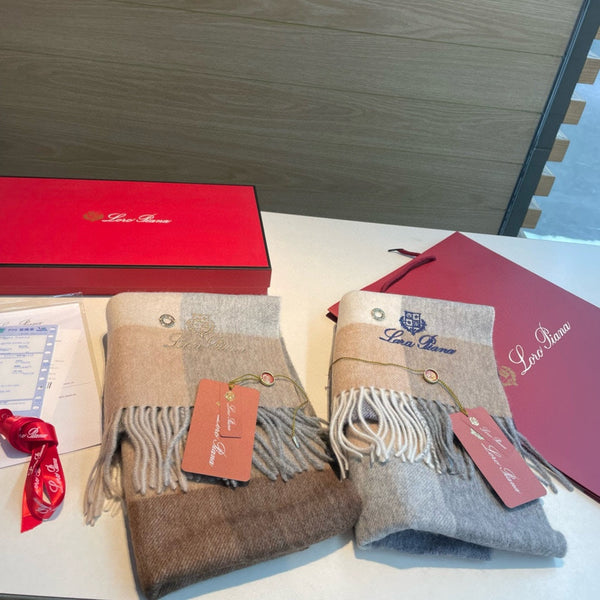 LP Tartan Wish Scarf 180 CM In Colorful Cashmere 428532