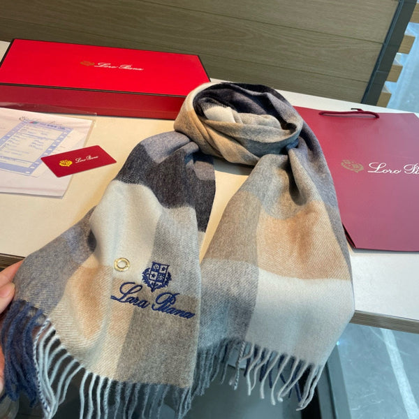 LP Tartan Wish Scarf 180 CM In Colorful Cashmere 428532