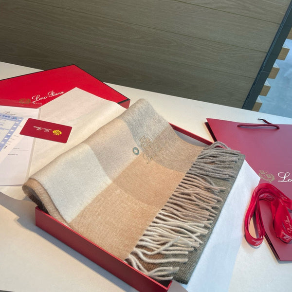 LP Tartan Wish Scarf 180 CM In Colorful Cashmere 428533