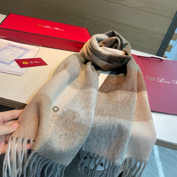 LP Tartan Wish Scarf 180 CM In Colorful Cashmere 428533