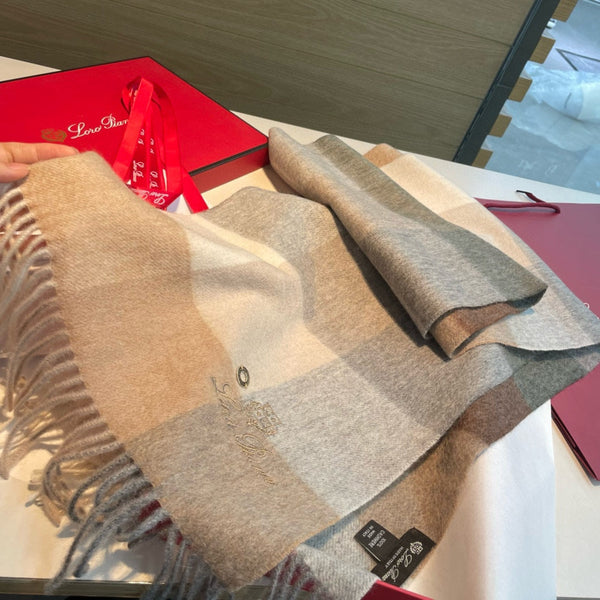 LP Tartan Wish Scarf 180 CM In Colorful Cashmere 428533