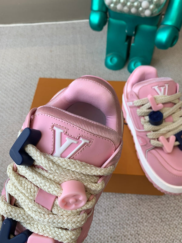 LV Trainer Maxi Sneaker Pink Calfskin