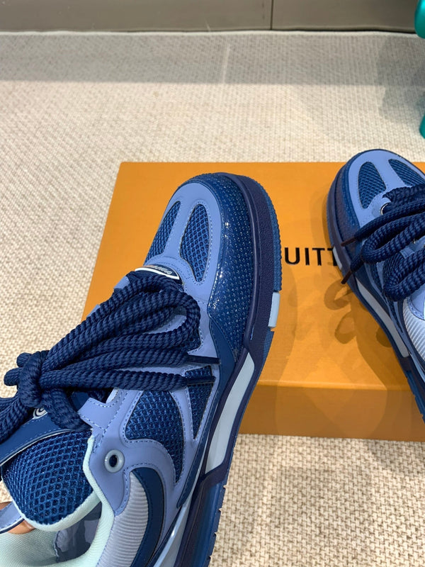 LV Skate Sneaker Dark Blue Cowhide