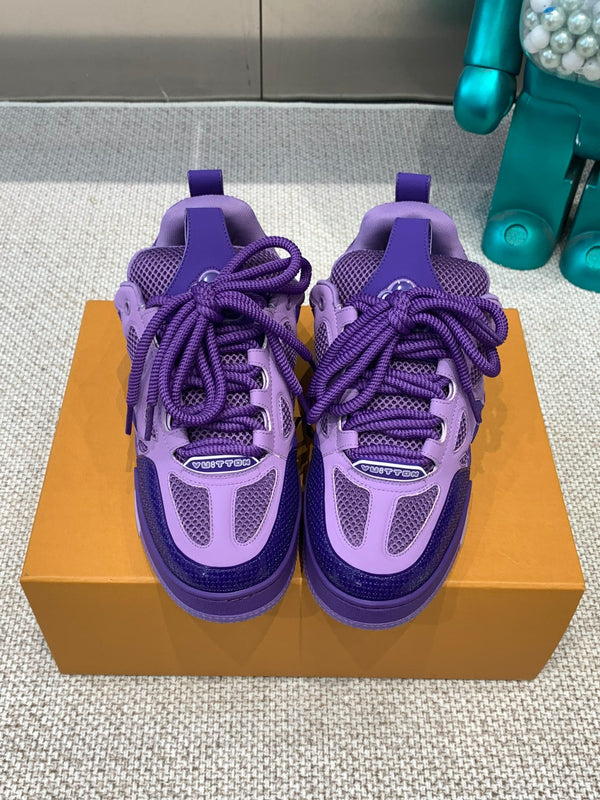 LV Skate Sneaker Purple Cowhide