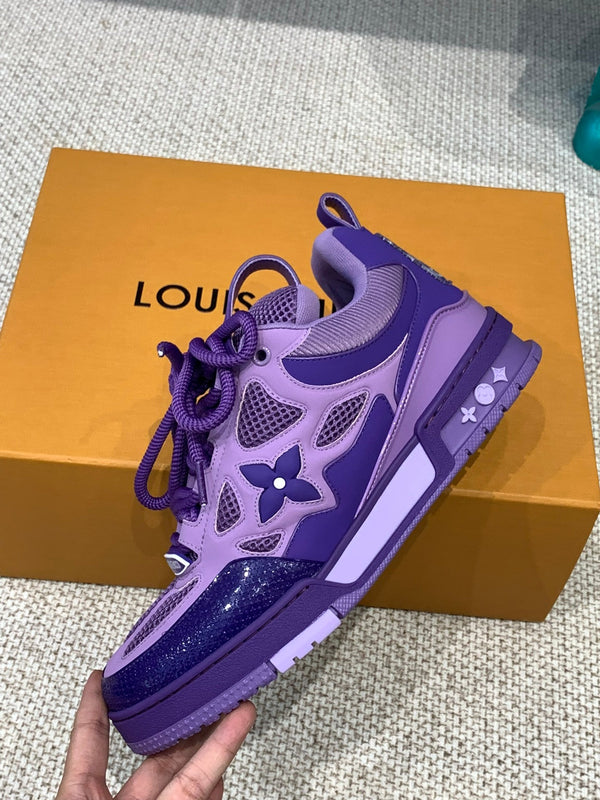 LV Skate Sneaker Purple Cowhide