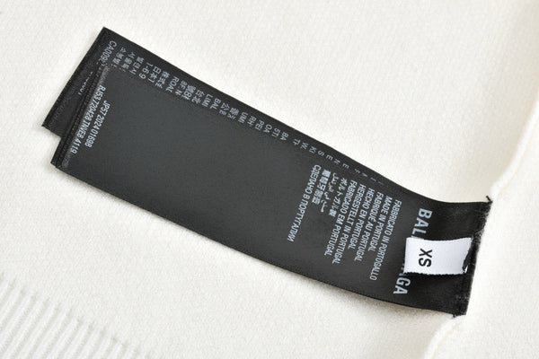 Balenciaga 25 Sweater White Wool 0007