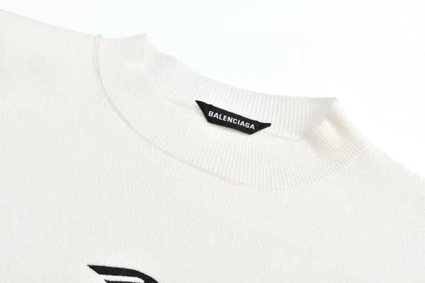Balenciaga 25 Sweater White Wool 0007