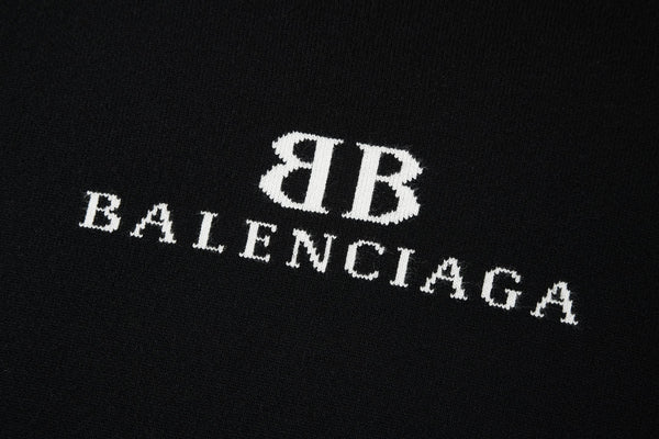 Balenciaga 25 Sweater Black Wool 0002