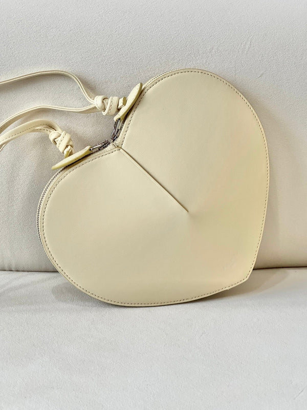 LE COEUR BAG 21 IN CREAM CALFSKIN