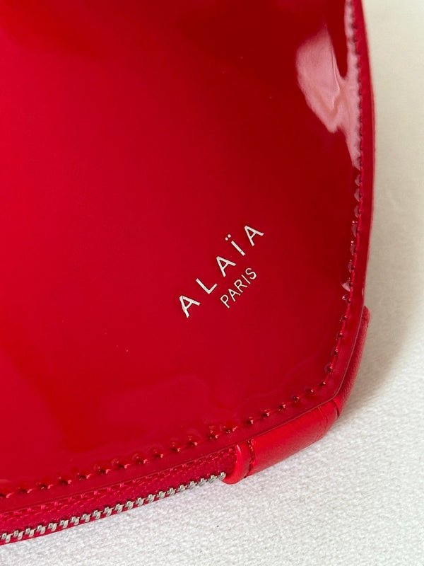 LE COEUR BAG 21 IN SCARLET RED PATENT CALFSKIN