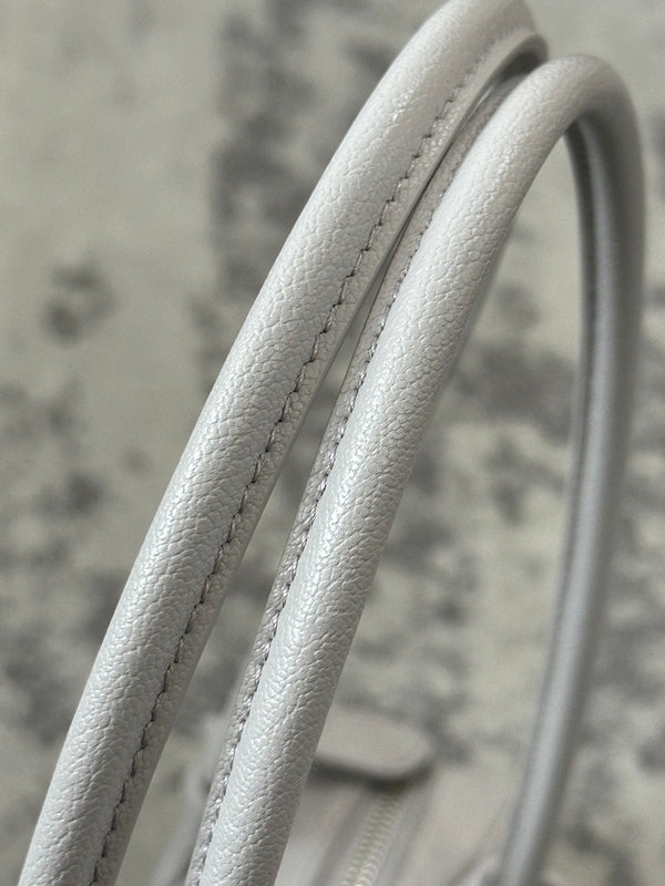 LE TECKEL MEDIUM BAG 32 IN PLATINUM GOATSKIN