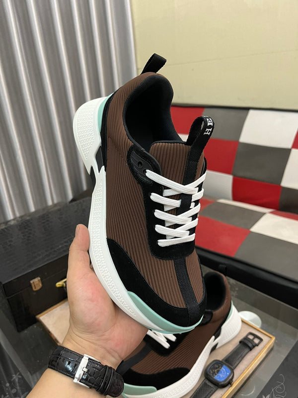 HM HUGO SNEAKER BLACK AND BROWN WEAVE