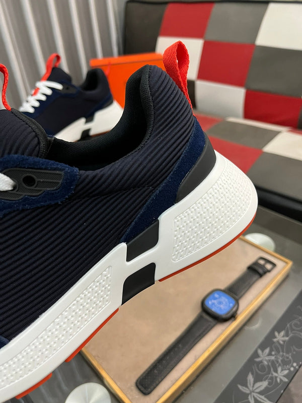 HM HUGO SNEAKER BLACK AND NAVY WEAVE