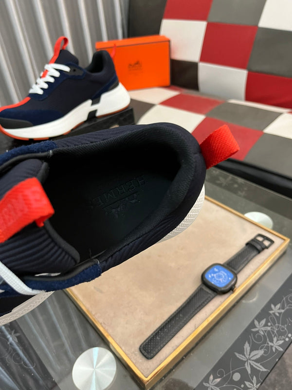 HM HUGO SNEAKER BLACK AND NAVY WEAVE