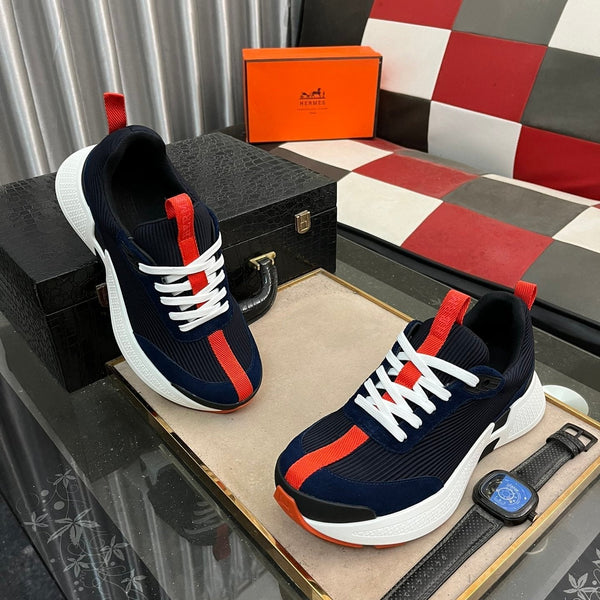 HM HUGO SNEAKER BLACK AND NAVY WEAVE