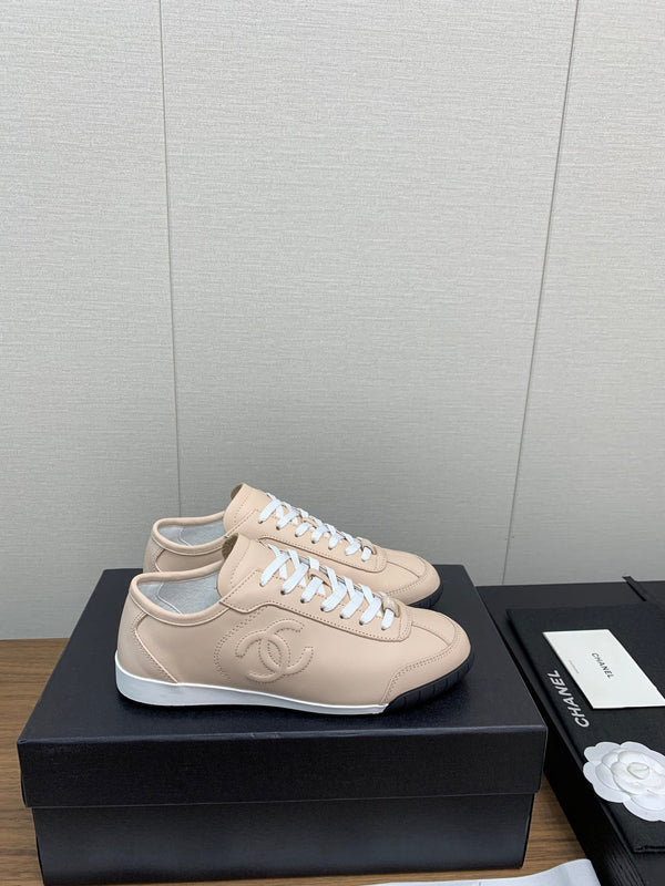 CC Sneaker 15mm Beige Lambskin
