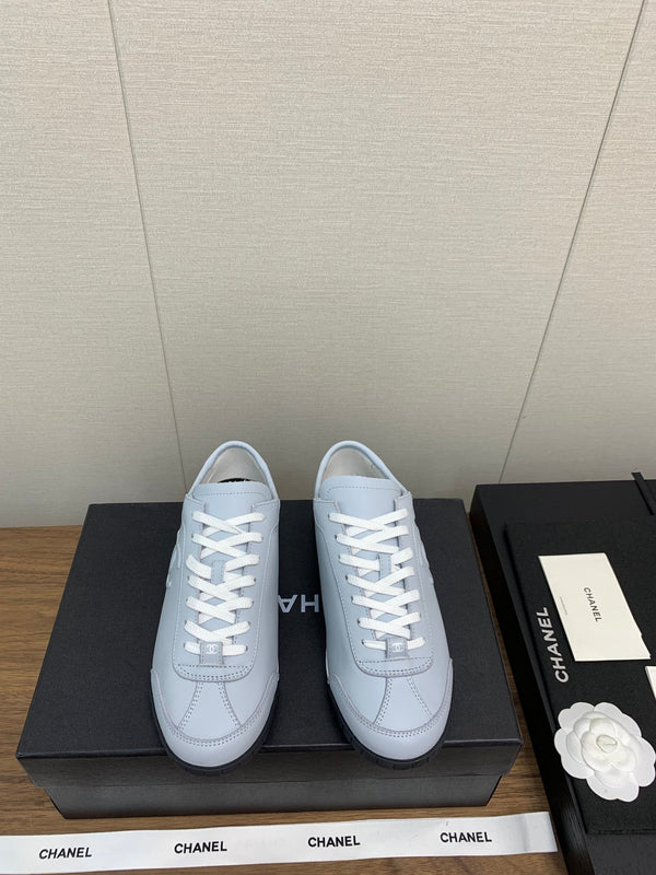 CC Sneaker 15mm Light Blue Lambskin