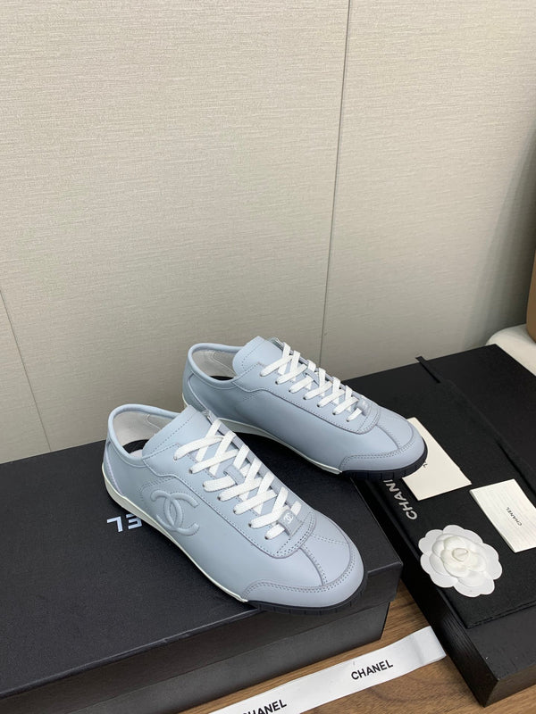 CC Sneaker 15mm Light Blue Lambskin