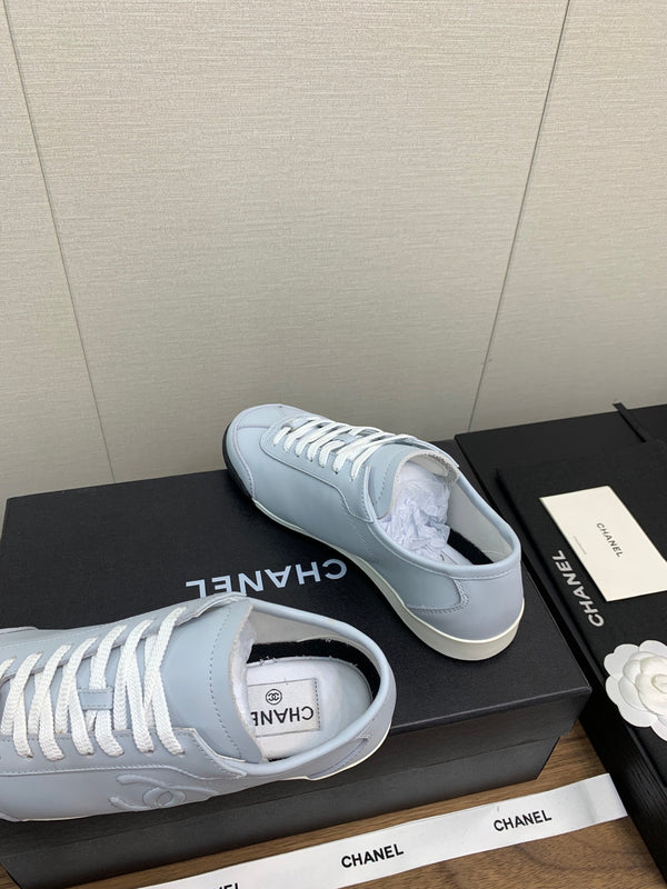 CC Sneaker 15mm Light Blue Lambskin