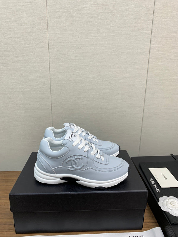CC Sneaker 30mm Light Blue Lambskin