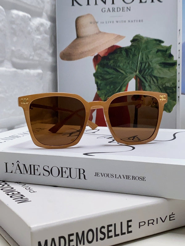 TRIOMPHE SUNGLASS 497816 IN NUDE METAL