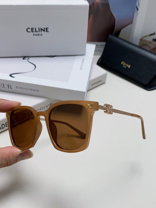 TRIOMPHE SUNGLASS 497816 IN NUDE METAL
