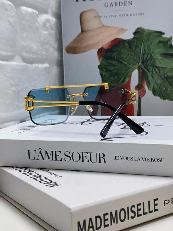 OCCHIALI DA SOLE PANTHÈRE 543542 CON MONTATURA RETTANGOLARE SENZA MONTATURA IN METALLO