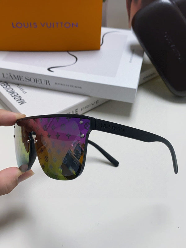 WAIMEA SUNGLASSES 581361 IN MULTICOLOR ACETATE MONOGRAM ON LENS