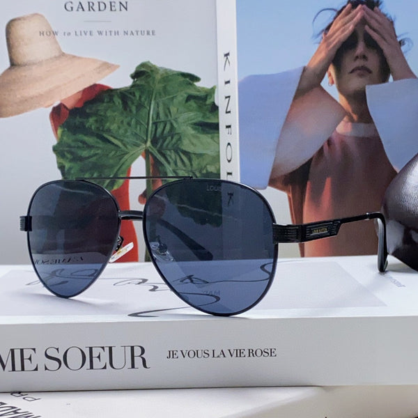 OCCHIALI DA SOLE PILOT 581365 IN METALLO NERO